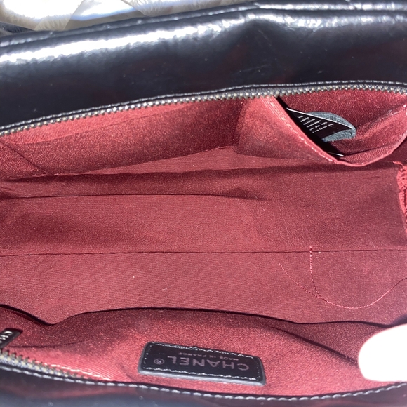 Chanel black logo satchel - Picture 4 of 7